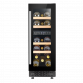 Baridi 17 Bottle Dual Zone Slim 30cm Wine Cooler, Touch Screen, Black DH204