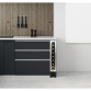Baridi 7 Bottle 15cm Slim Wine Cooler with Digital Touch Screen Controls, Stainless Steel DH77