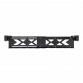 Dellonda Extendable Cable Management Tray 435/730 x 130 x 190 - Black DH276