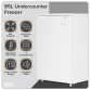 Baridi 55cm Undercounter Freezer with Adjustable Thermostat 85L - White DH250