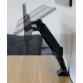 Dellonda Double Monitor Arms, 9kg Load Capacity, 10-27" Screens - Black DH25