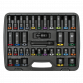 Lock-On™ Standard & Deep Impact Socket Set 34pc 1/2"Sq Drive 6pt Metric AK5636M