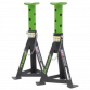 Axle Stands (Pair) 3 Tonne Capacity per Stand - Green AS3G