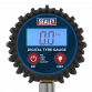 Digital Tyre Pressure Gauge with Push-On Connector TST002