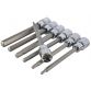 Extra Long 3/8in Square Drive Hex Bit Sockets 7Piece B/S01516