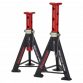 Axle Stands (Pair) 6 Tonne Capacity per Stand - Red AS6R