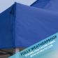 Dellonda Premium 3x6m Pop-Up Gazebo, Heavy Duty, PVC Coated, Water Resistant Fabric, Supplied with Carry Bag, Rope, Stakes & Weight Bags - Blue Canopy DG139