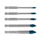 EXPERT HEX-9 Hard Ceramic Drill Bit Set 5 Piece BPA608900597