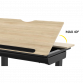 Dellonda Electric Standing Drafting Desk Ergonomic Drawing Sit/Stand Table 0-40° DH71