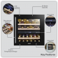 Baridi 36 Bottle Wine Fridge & Cooler 60cm DH117