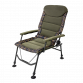 Dellonda Deluxe Portable Fishing/Camping Chair, Reclining, Padded Armrests and Back, Adjustable Height, Rotating Feet for Multiple Terrain, Foldable DL73