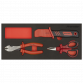 Insulated Cutting Set 3pc with Tool Tray - VDE Approved TBTE09