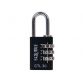 Toughlock Re-Codeable Black Combination Padlock 30mm (Pack of 3) HSQCTL30TR