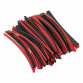 Heat Shrink Tubing Black & Red 200mm 100pc HST200BR