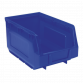 Plastic Storage Bin 150 x 240 x 130mm - Blue Pack of 24 TPS324B