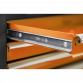 Topchest & Rollcab Combination 6 Drawer with Ball-Bearing Slides - Orange AP22O