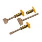 Bolster & Chisel Set with Non-Slip Guards, 3 Piece ROU31933