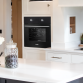 Baridi 60cm Built-In Five Function Fan Assisted Oven, 55L Capacity, Black DH124