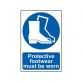 Protective Footwear Must Be Worn - PVC 200 x 300mm SCA0016