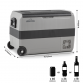 Dellonda 50L Portable Dual Zone Compressor Car Camping Fridge/Freezer 12/24V DL14