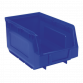 Plastic Storage Bin 150 x 240 x 130mm - Blue Pack of 38 TPS3