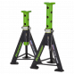 Axle Stands (Pair) 6 Tonne Capacity per Stand - Green AS6G