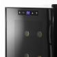 Baridi 12 Bottle Wine Cooler with Digital Touch Screen Controls & LED Light, Black DH73