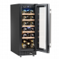 Baridi 20 Bottle Slim 30cm Built-In Wine Cooler, Touchscreen Controls, Black DH203