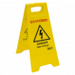 Hybrid/EV Floor Warning Signs - Pack of 2 EV19