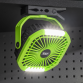 Portable Clip Fan with Worklight 8" 4 Speeds SCF8WL