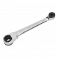 Ratchet Spanner Reversible 1/4"Hex x 10mm Hex AK6968