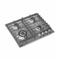 Baridi Gas Hob with 4 Cooking Zones 60cm - Stainless Steel DH225