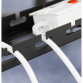 Dellonda Extendable Cable Management Tray 435/730 x 130 x 190 - Black DH276