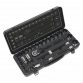 Socket Set 28pc 1/2"Sq Drive 6pt WallDrive® Metric Black Series AK7972