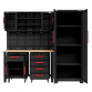 Complete Garage Storage System with Mobile Trolley x 2 APMS12OP