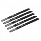 Jigsaw Blade General Wood 100mm 8tpi - Pack of 5 SJBT111C