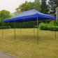 Dellonda Premium 3x6m Pop-Up Gazebo, Heavy Duty, PVC Coated, Water Resistant Fabric, Supplied with Carry Bag, Rope, Stakes & Weight Bags - Blue Canopy DG139