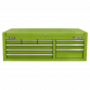 Topchest 9 Drawer with Ball Bearing Slides - Green AP4109HV