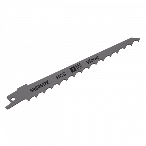 Sealey Tools Reciprocating Saw Blade Pruning & Coarse Wood 150mm 3tpi