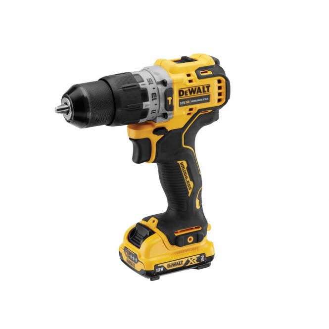 DEWALT DCD706D2 XR Brushless Sub-Compact Combi Drill 12V 2 x 2.0Ah Li ...