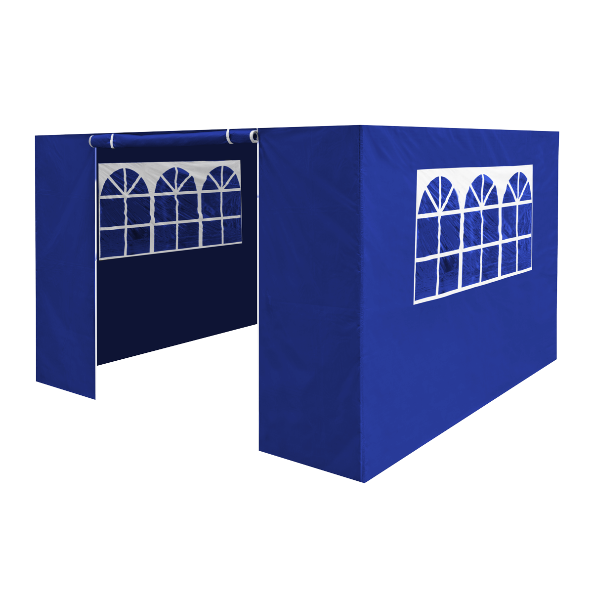 Dellonda Premium Gazebo/Marquee Side Walls/Doors/Windows, Fits 3 x 3m Models - Blue DG147