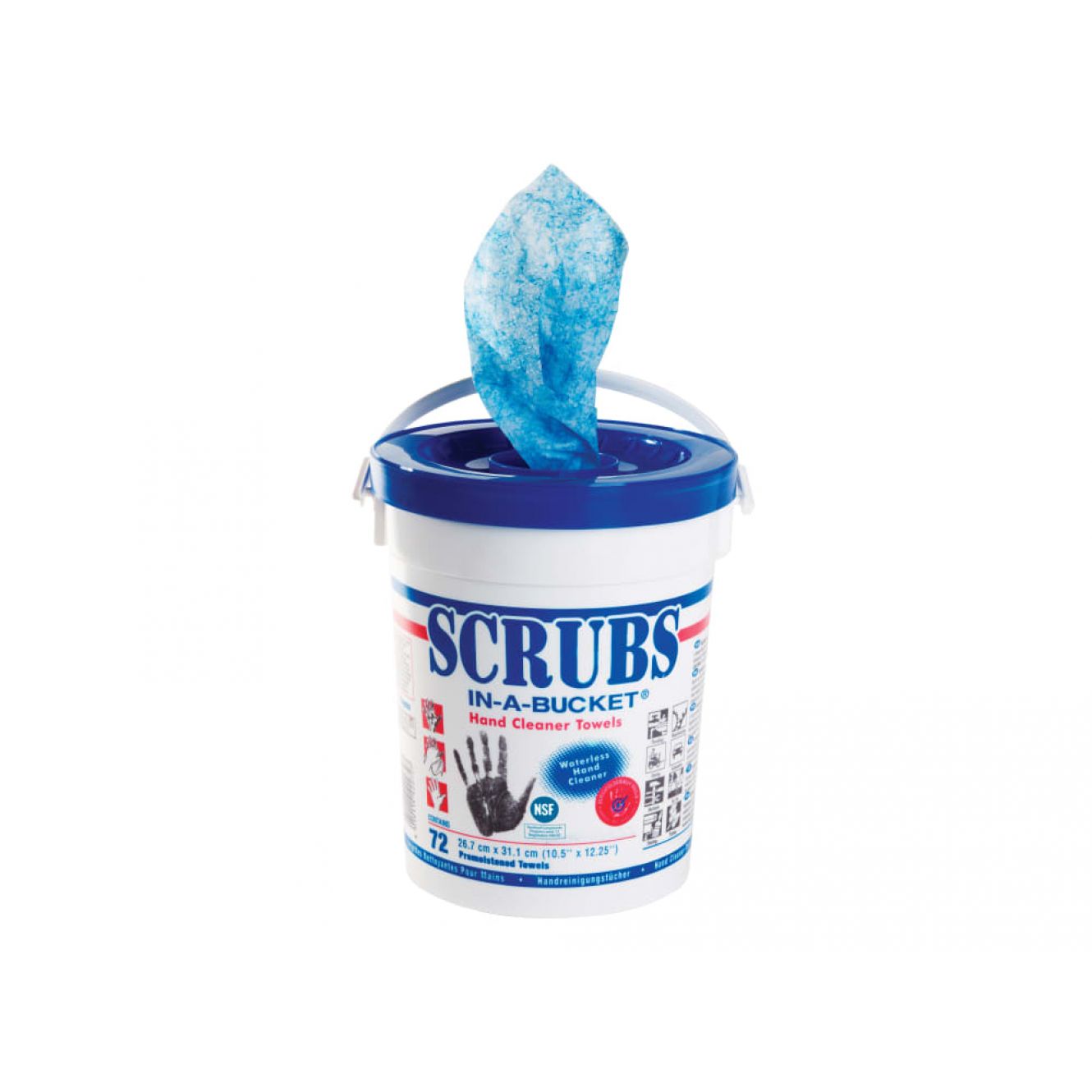 NSF SCRUBS Hand Wipes (Tub 72) ROC42272