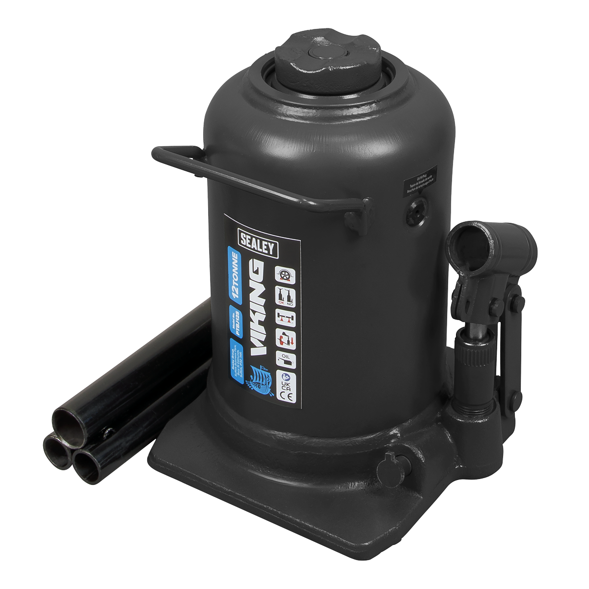 Viking Telescopic Bottle Jack 12 Tonne PTBJ12S