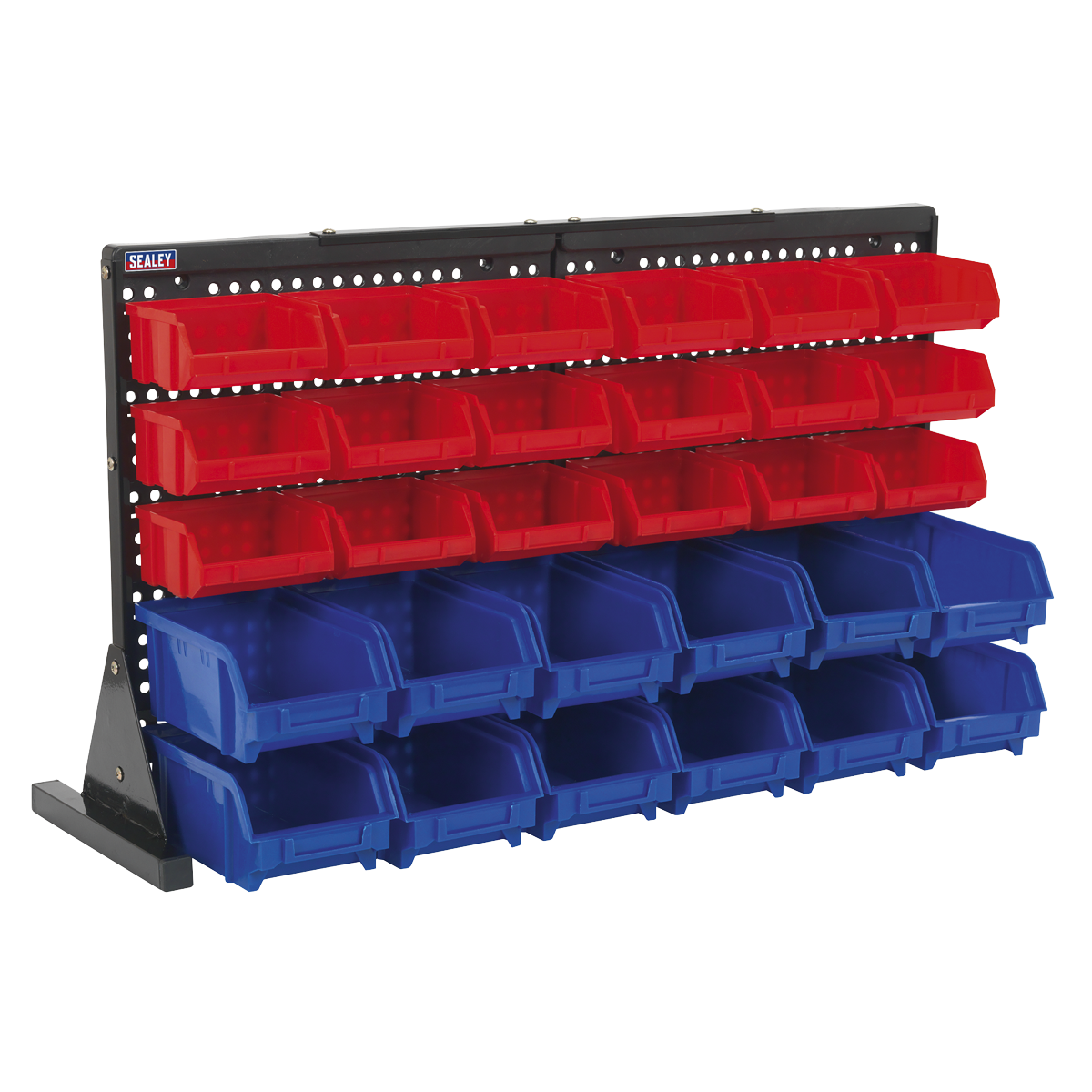 Bin Storage System Bench Mounting 30 Bins TPS1218