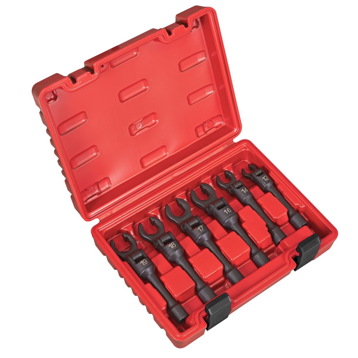 Flexi-Head Flare Nut Diesel Injection Wrench Set 6pc 3/8"Sq Drive AK6901