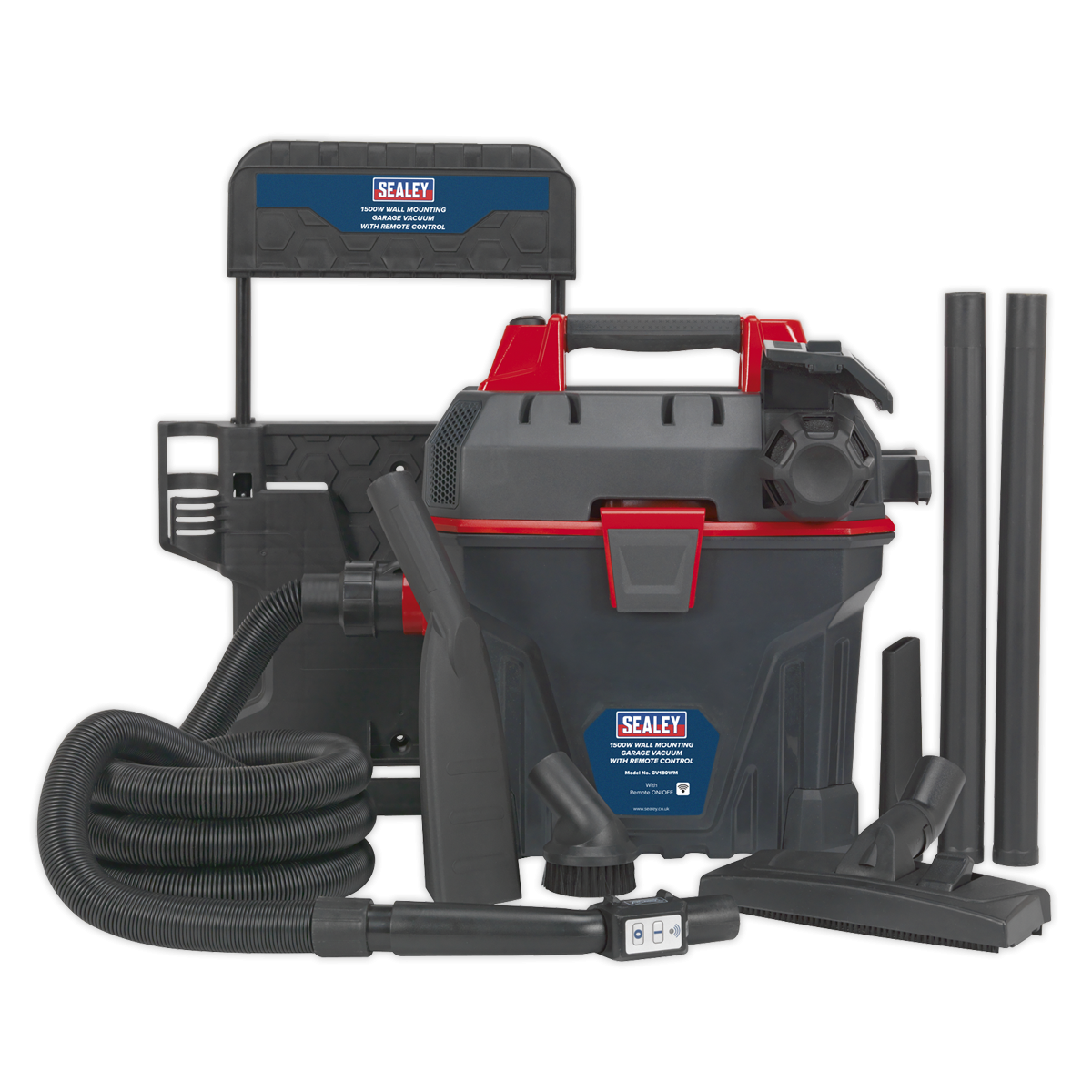Garage Vacuum 1500W with Remote Control - Wall Mounting GV180WM