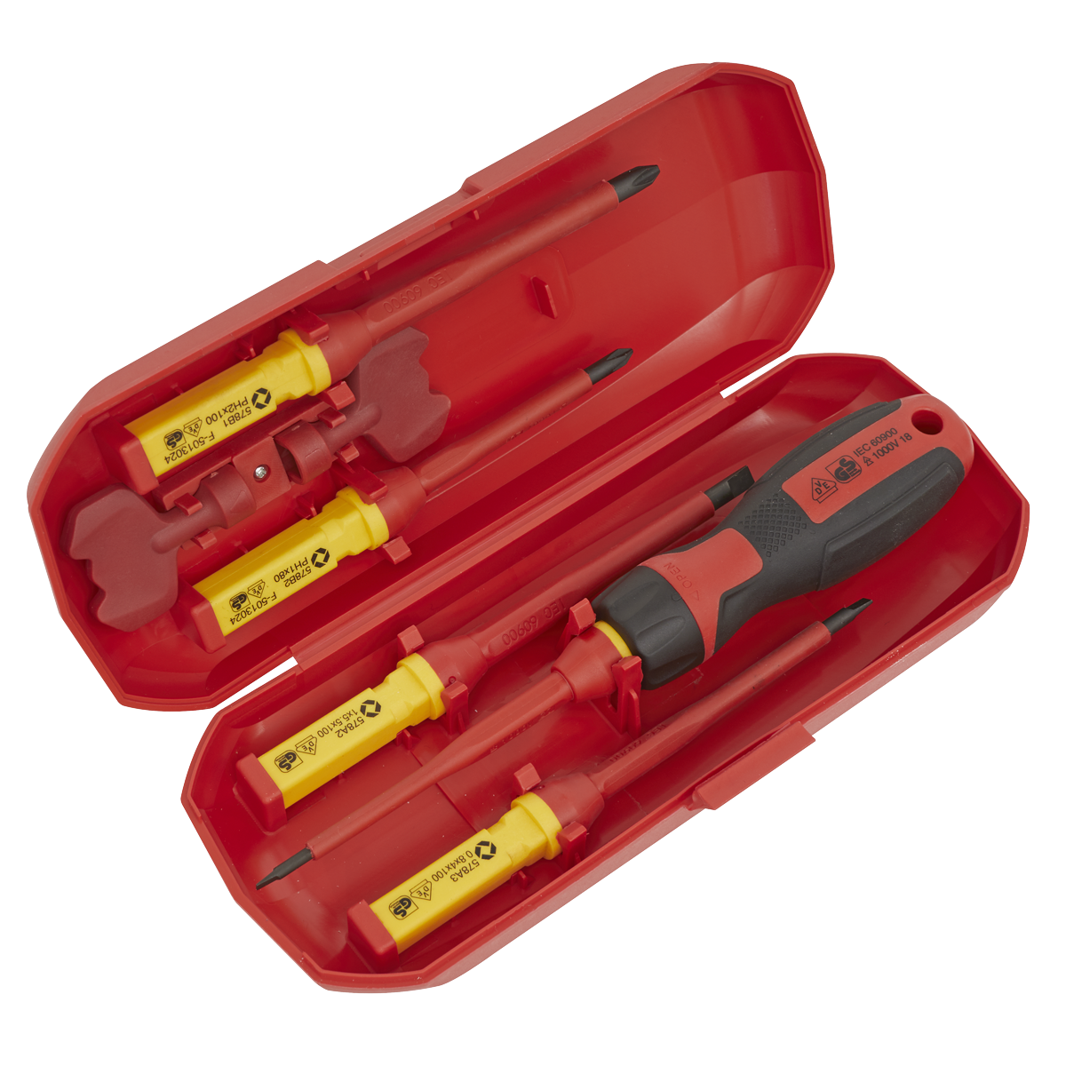 Screwdriver Set Interchangeable 8pc - VDE Approved AK61280