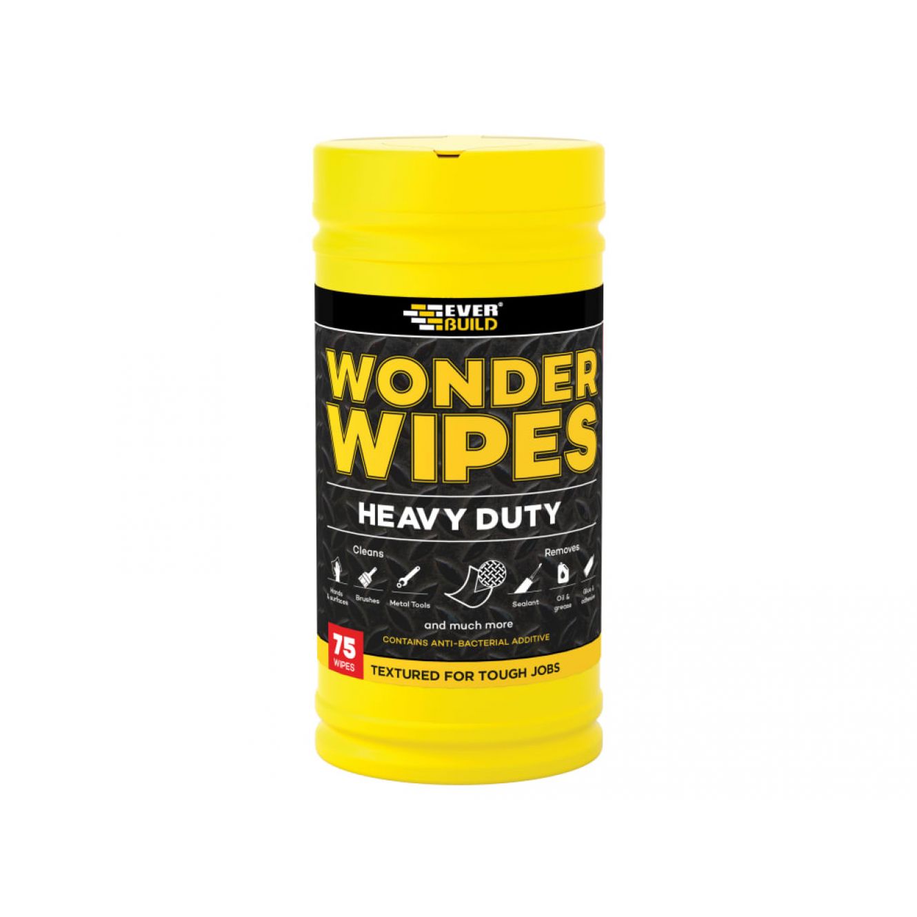 Heavy-Duty Wonder Wipes (Tub 75) EVBWIPEHD75