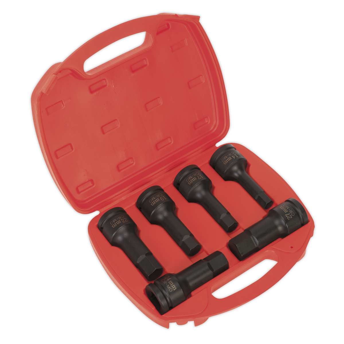 Impact Hex Socket Bit Set 6pc 3/4"Sq Drive AK5586