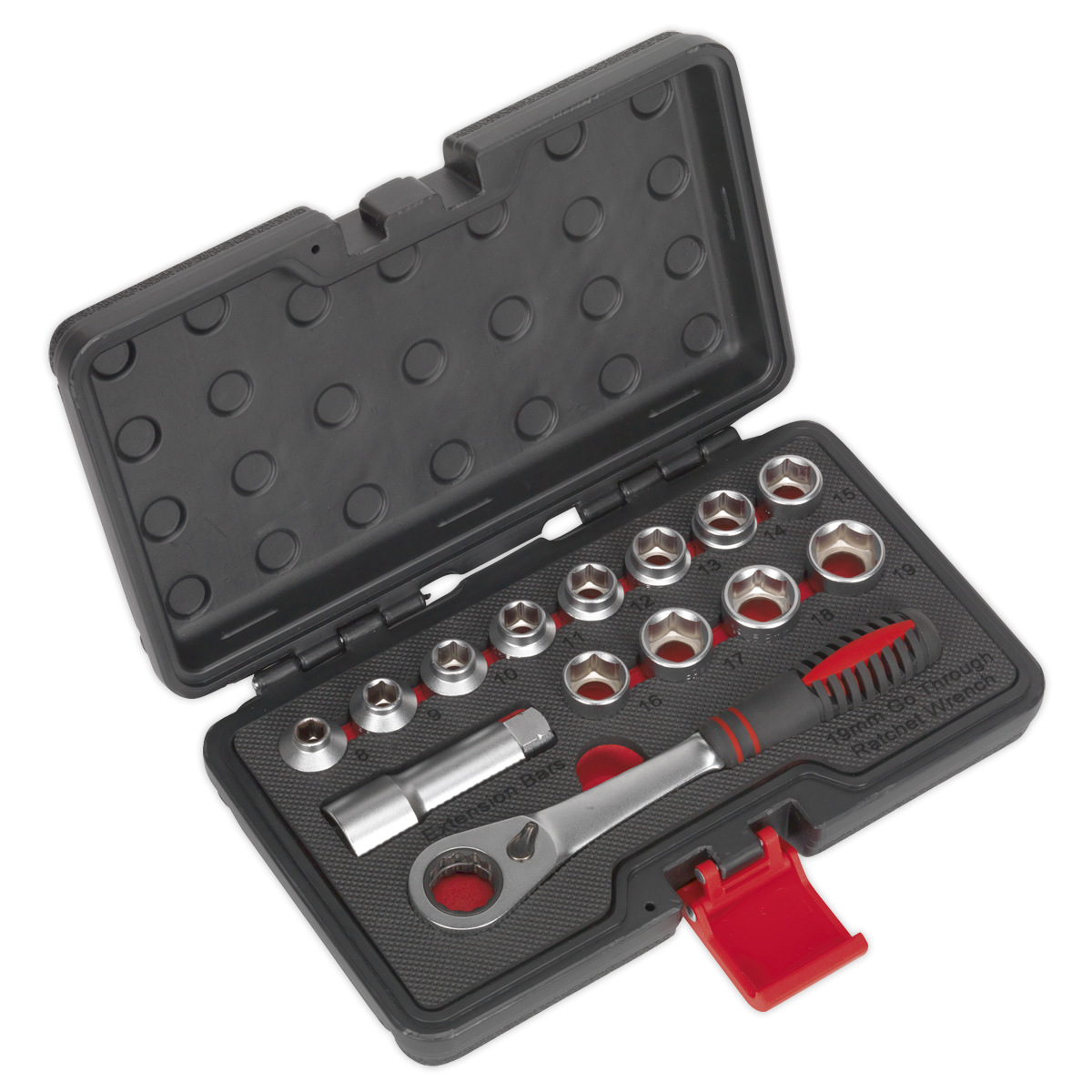 Socket Set 14pc Go-Through Low Profile WallDrive® Metric AK6926